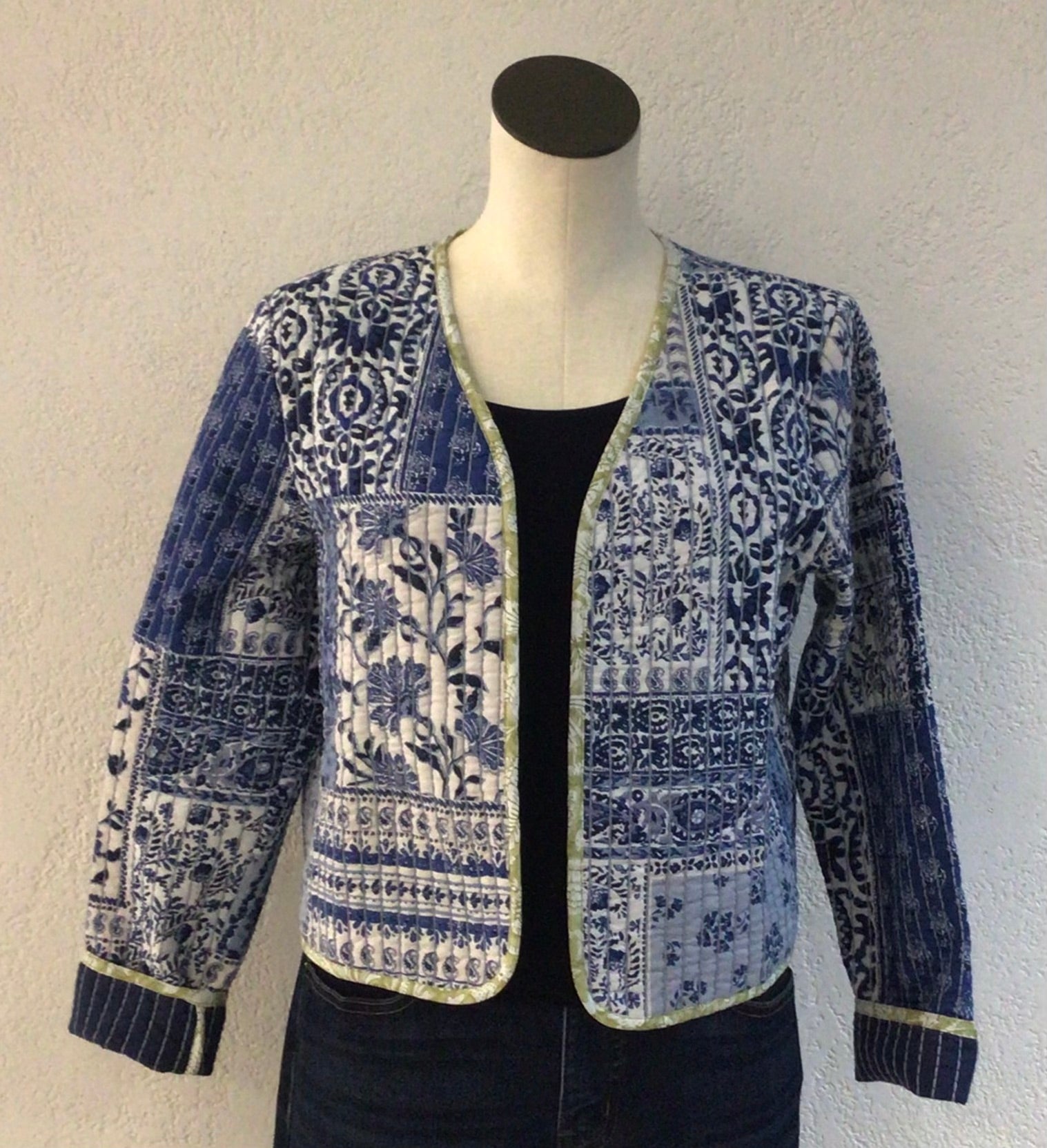 Tribal Ultra Blue Reversible Jacket 5910O-5021