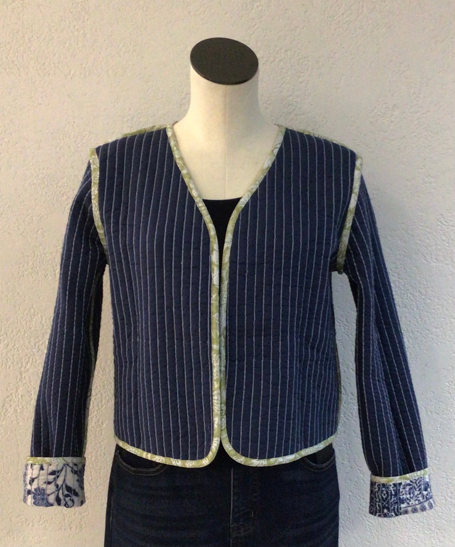Tribal Ultra Blue Reversible Jacket 5910O-5021