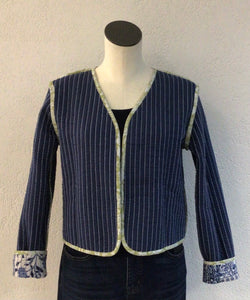 Tribal Ultra Blue Reversible Jacket 5910O-5021