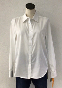 Ruby Rd White Button Front Shirt 27449